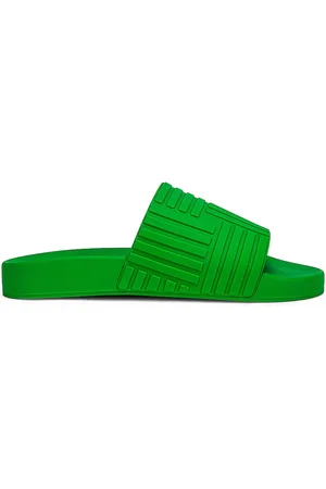 Bottega Veneta Rubber Carpet Slides in