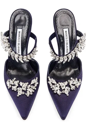 Manolo Blahnik Lurum 90 Mule in
