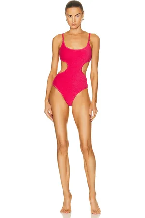 The Attico Terry Cloth One Piece Swimsuit in