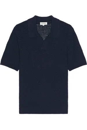 Frame Short Sleeve Sweater Polo in