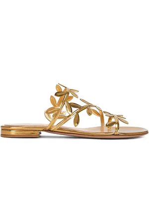Gianvito Rossi Metal Sandals in