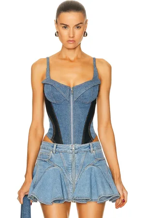 MUGLER Tank Top Bodysuit in