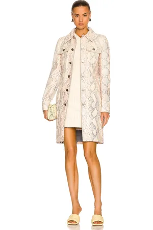 Bottega Veneta Faded Python Print Coat in