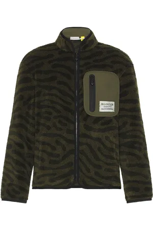 Moncler Moncler x Salehe Bembury Zip Up Fleece Cardigan in