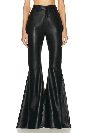 Alaïa Leather Flare Pant in