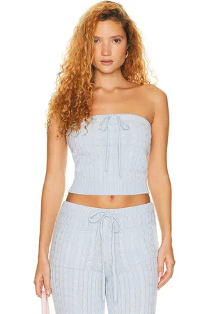 Helsa Taiki Cable Tube Top in