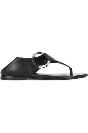 Saint Laurent Xsl Flat Sandal in