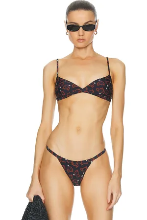 MATTEAU Tri Crop Bikini Top in