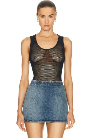 Alaïa Fishnet Bodysuit in
