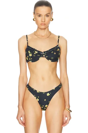 Heavy Manners Ruffled Underwire Bikini Top in