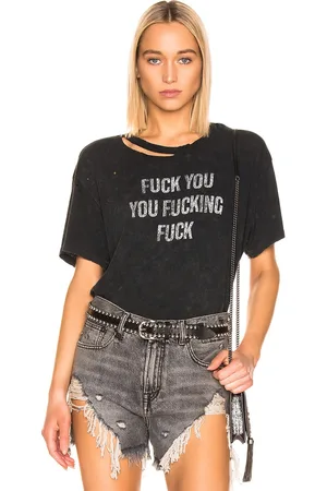 R13 F U Ripped Boy Tee in