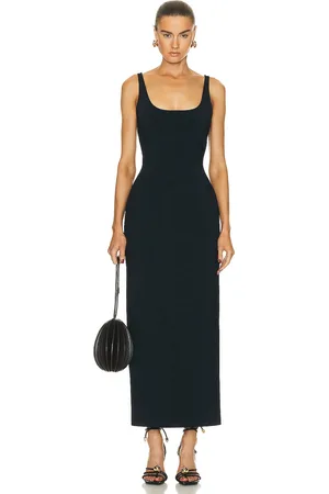 Bottega Veneta Compact Viscose Long Dress in