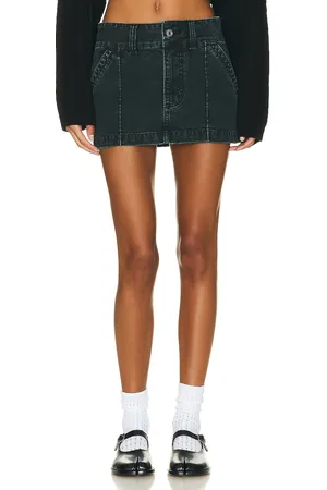 Helsa Workwear Mini Skirt in