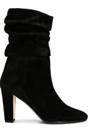 Manolo Blahnik Suede Calasso 90 Boot in