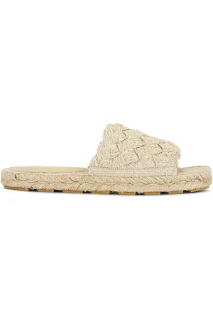 Bottega Veneta Jack Mule Espadrille Jute Flat Sandal in