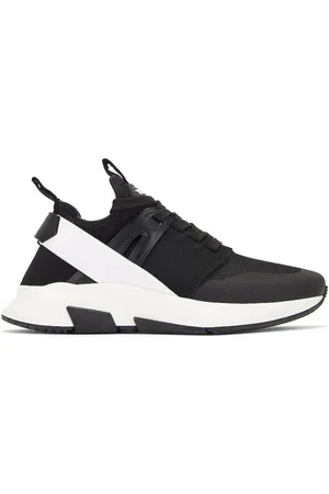 Tom Ford Smooth Leather Low Top Sneakers in