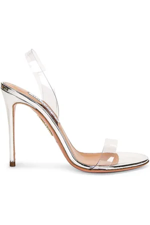 Aquazzura So Nude Plexi 105 Sandal in