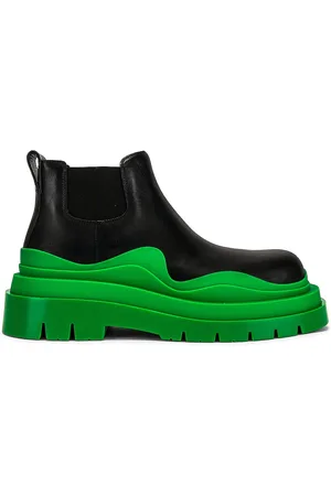 Bottega Veneta Tire Chelsea Ankle Boots in