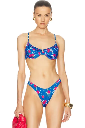 Heavy Manners Ruffle Bikini Top in