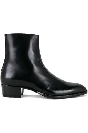 Saint Laurent Wyatt Western Zipped Boot in