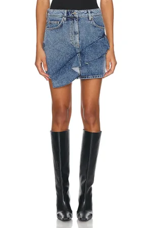 IRO Priscia Denim Mini Skirt in