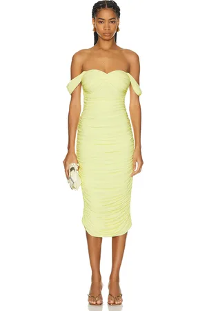 Norma Kamali Walter Dress Below The Knee With Winglet Sleeves in