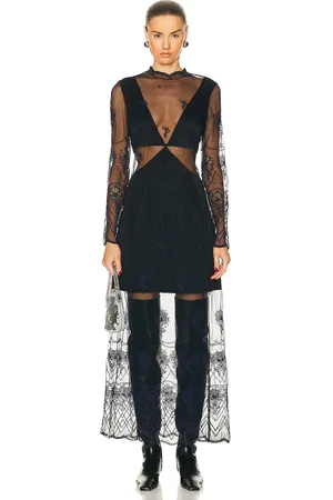 Paco rabanne Embroidery Maxi Dress in