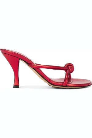 Bottega Veneta Metallic Blink Mule Sandal in