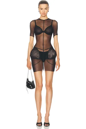 Jean Paul Gaultier X Shayne Oliver Mesh Short Dress in
