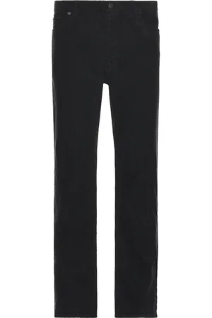Saint Laurent Relaxed Mid Waist Corduroy Pant in