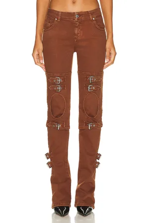 BLUMARINE Buckle Slim Leg in