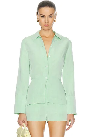 Matthew Bruch Blouson Long Sleeve Blouse in