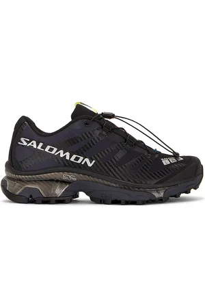 Salomon XT-4 OG Sneaker in Black Ebony & Silver Metal