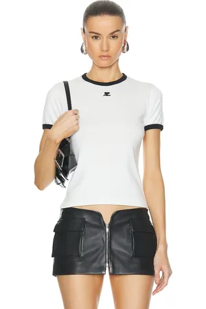 Courrèges Reedition Contrast T-shirt in