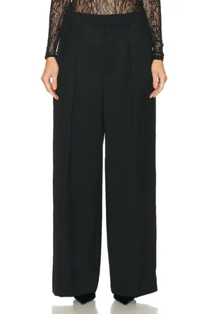WARDROBE.NYC Low Rise Tuxedo Trouser in