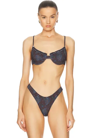 Heavy Manners Ruffle Bikini Top in
