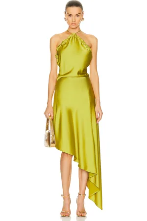 The Attico Asymmetrical Mini Dress in