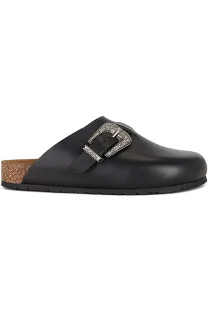 Saint Laurent Western Buckles Mule in