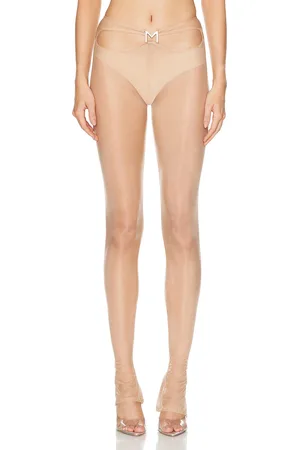MUGLER Cut Out Skinny Leg Pant in