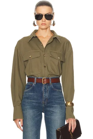 Saint Laurent Button Up Top in
