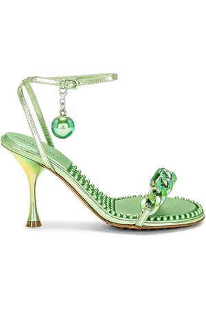 Bottega Veneta Dot Ankle Strap Sandals in