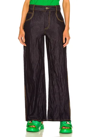 Bottega Veneta Metal Denim Twill Trouser in