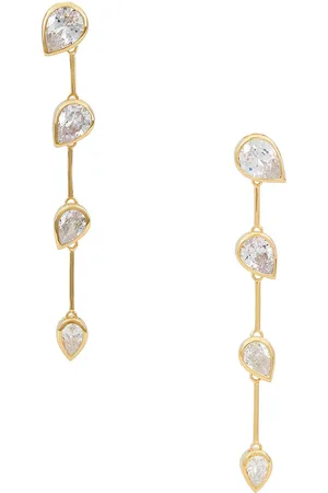 COMPLETEDWORKS 18k Gold Plated & Cubic Zirconia Earring in