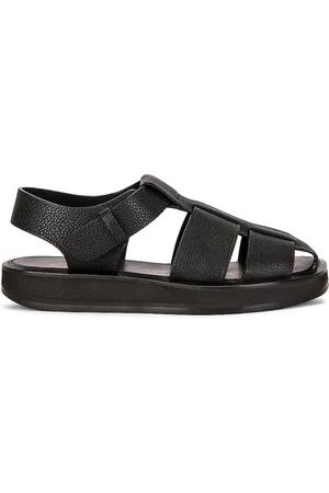 The Row Fisherman Leather Sandals in
