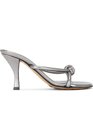 Bottega Veneta Metallic Blink Mule Sandal in