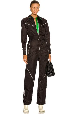 Bottega Veneta Nylon Long Jumpsuit in