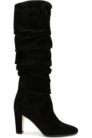 Manolo Blahnik Suede Calassohi 90 Boot in