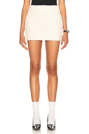 Helsa Low Rise Mini Skirt in