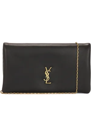 Saint Laurent Large Bi-fold Wallet On Chain in