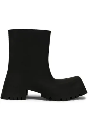 Balenciaga Trooped Rubber Boots in